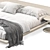 Scandinavian Modern Bed 3D Model 3D model small image 3