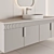 Modern Bathroom Vanity Set 3D model small image 4