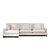 Lounging Elegance: Modular Comfort Sofa 3D model small image 2