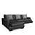 Lounging Elegance: Modular Comfort Sofa 3D model small image 5