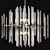 Modern Metal Glass Chandelier Fixture 3D model small image 2