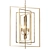 Elegant Hollis Brass Chandelier 3D model small image 1