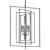 Elegant Hollis Brass Chandelier 3D model small image 2