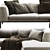 Italian Michel Sofa 3D Model 3D model small image 7