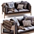 Modern Arbour Leather Sofa 3D Model 3D model small image 4