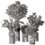 Indoor Greenery Duo in Pots 3D model small image 6