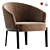 Elegant Molteni Chelsea Armchair 2017 3D model small image 1