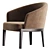 Elegant Molteni Chelsea Armchair 2017 3D model small image 4