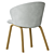 Minimalist Contemporary Close Chair 3D model small image 3