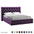 Vary Bed K11Y-N-B14 Platform Bed 3D model small image 1