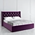 Vary Bed K11Y-N-B14 Platform Bed 3D model small image 2