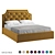 Vary Bed K09Y-120-G-B15 3D model small image 1