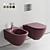  Aquatech Wall-Hung Ceramic Bathroom Set 3D model small image 1