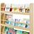 Kids Wall Bookshelf Organizer 3D model small image 3