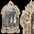 Regal George III-Inspired Mirror 3D model small image 1