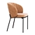 Modern Prado Dining Chair Design 3D model small image 3