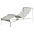 Urban Elegance: Palissade Chaise Longue 3D model small image 4