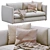 Urban Chic Sofa By HAY 3D model small image 1