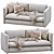 Urban Chic Sofa By HAY 3D model small image 2
