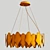 Elegant Marisa Glass Metal Lamps 3D model small image 7