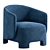 Contemporary TARU Armchair Design 3D model small image 1