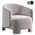 Contemporary TARU Armchair Design 3D model small image 3