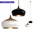 Scandinavian-inspired Coco Pendant Light 3D model small image 1