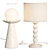 Organic Shapes Naturalist Table Lamp 3D model small image 1