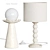 Organic Shapes Naturalist Table Lamp 3D model small image 2