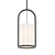 Glowing Opaline Pendant Light 3D model small image 1