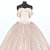 Elegant 2015 Wedding Dress Design 3D model small image 4