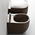 Nolita Back-to-Wall Toilet Bidet 3D model small image 2