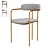 Mid-Century Lenox Dining Chair 3D model small image 1