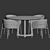 Modern Rimo Chair Concorde Set 3D model small image 3