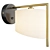 Sleek Modern Gans Wall Lamp 3D model small image 1