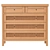 Scandinavian Vintage Design Chest 3D model small image 2