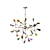 Vibrant Agate Firefly LED Chandelier 3D model small image 1