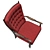 Sculptural Oak Lounge Chairs 3D model small image 4