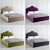 Vary Bed K01 Y Mattress 3D model small image 3