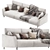 Modern Rosini Madrid 3-pos Sofa 3D model small image 2