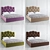 Vary Bed K70-B08 Microvelvet 160x200 3D model small image 3
