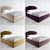 Vary Bed K03-B12: Microvelvet Material 3D model small image 2