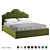 Modern Vary Bed K05 3D model small image 1