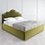 Modern Vary Bed K05 3D model small image 2