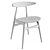 Stylish CH33T Chair by Carl Hansen 3D model small image 2