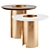 Janus Side Table Duo Set 3D model small image 1