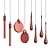 Puzirik Hanging Lamps Set 3D model small image 3