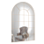 French Eclectic Arched Mirror 3D model small image 2