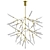 Elegant Spur Grande Chandelier LED 3D model small image 1