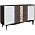 Modern Chapin Sideboard in Grey 3D model small image 1